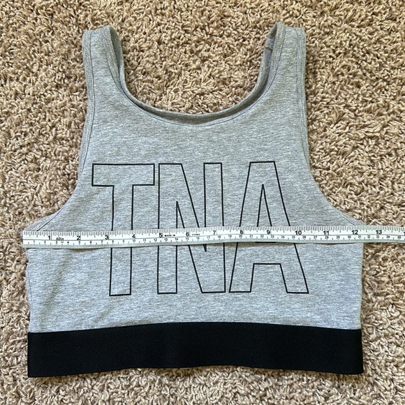 Aritzia TNA Sports Bra Gray and Black - Picture 3 of 5